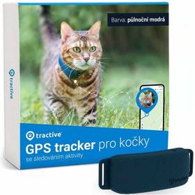 Tractive CAT 4 LTE – sledování polohy a aktivity pro kočky (TRAMINDB) modrý (lehce opotřebené 8802019354)