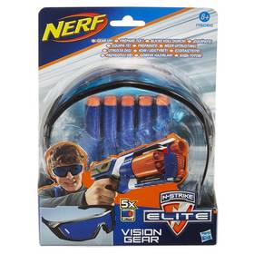 NERF Hasbro Elite okulary + 5 szt. strzałek