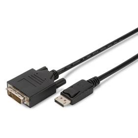 Digitus DisplayPort - DVI (24+1), 1m (AK-340301-010-S) čierny