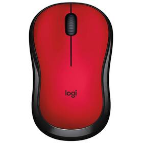 Logitech Wireless Mouse M220 Silent (910-004880) červená