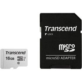 Transcend 300S microSDHC 16GB UHS-I U1 (95R/10W) + adapter (TS16GUSD300S-A)
