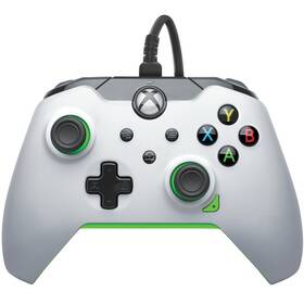 PDP Wired Controller pro Xbox One/Series - Neon White (049-012-WG)