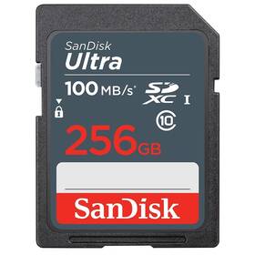 SanDisk SDXC Ultra 256GB UHS-I U1 (100R/20W) (SDSDUNR-256G-GN3IN) (lehce opotřebené 8801512549)