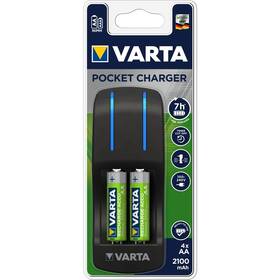 Varta Pocket Charger + AA, 2100 mAh, 2 ks (57642101451)