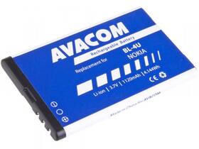 Avacom pre Nokia 5530, CK300, E66, 5530, E75, 5730, Li-Ion 1120mAh (náhrada BL-4U) (GSNO-BL4U-S1120A)