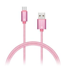 Connect IT Wirez Premium USB/USB-C, 1m (CI-667) ružový/zlatý