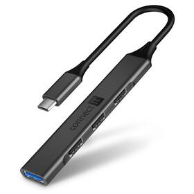 Connect IT USB-C (1xUSB-A 3.0, 3xUSB-A 2.0) (CHU-5050-AN) sivý