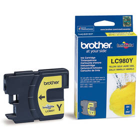 Brother LC-980Y, 260 stran (LC980Y) žlutá