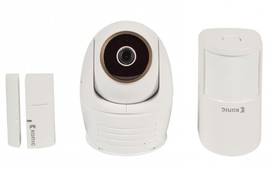 Kamera IP König SAS-SETIPC011W + dveřní/okenní senzor + detektor pohybu (SAS-SETIPC011W) Biała