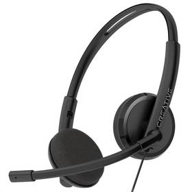 Zestaw słuchawkowy Creative Labs HS-220 (51EF1070AA001) Czarny