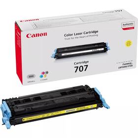 Toner Canon CRG-707Y, 2000 stran (9421A004) Żółty