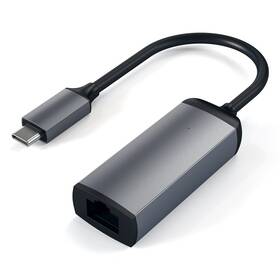 Satechi Aluminium USB-C/RJ45 (ST-TCENM) šedý