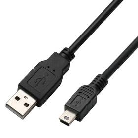 GoGEN USB A/Mini USB, 3m (MINUSB300MM01) čierny