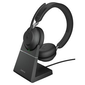 Jabra Evolve2 65, USB-A, MS teams, Stereo, DeskStand (26599-999-989) černý