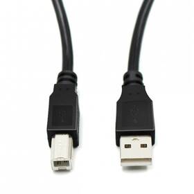WG USB/USB-B, 5m (10363) čierny