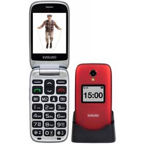 Evolveo EasyPhone FP (EP-770-FPR) červený