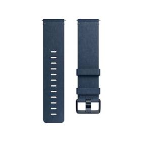 Bransoletka Fitbit pro Versa kožený -  midnight blue large (FB166LBNVL)