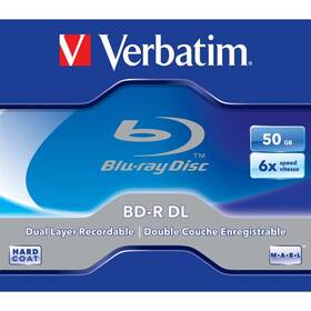 Dysk Verbatim BD-R DL 50GB, 6x, jewel, 1ks (43748)