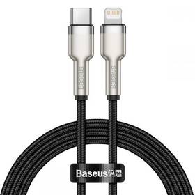 Baseus Cafule USB-C/Lightning PD 20W, 2m (CATLJK-B01) čierny