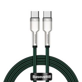Baseus Cafule Series USB-C/USB-C 100W 2m (CATJK-D06) zelený