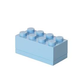 Mini box LEGO® 46 x 92 x 43 světle modrá