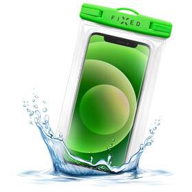 Puzdro na mobil športové FIXED Float Edge, IPX8 (FIXFLT-EG-LM) zelené
