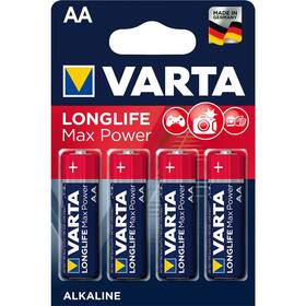 Varta Longlife Max Power AA, LR06, blister 4ks (4706101404)