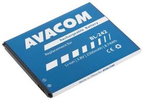 Avacom pro Lenovo A6000, Li-Ion 3,8V 2300mAh (náhrada BL242) (GSLE-BL242-2300)