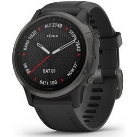 GPS hodinky Garmin fenix6S Sapphire (MAP/Music) (010-02159-25) černé/šedé