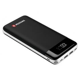 Swissten Black Core 30 000mAh, Micro USB/USB-C PD/Lightning, QC 3.0 (22013929) čierna