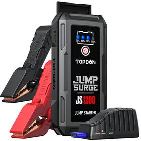 Powerbank Topdon Car Jump Starter JumpSurge 1200, 10000 mAh (TOPJS12) Czarna