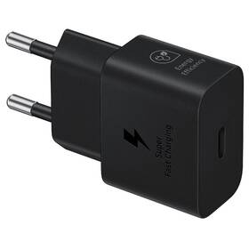 Ładowarka sieciowa Samsung EP-T2510, USB-C, 25W, bez kabelu (EP-T2510NBEGEU) Czarna