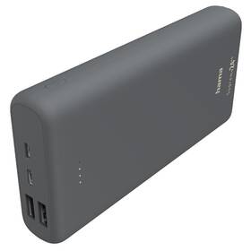 Powerbank Hama Supreme 24HD, 24 000 mAh (201670) Szara