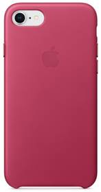 Kryt na mobil Apple Leather Case pro iPhone 8/7 - fuchsiový (MQHG2ZM/A)