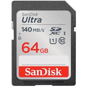 SanDisk SDXC Ultra 64 GB UHS-I U1 (140R) (SDSDUNB-064G-GN6IN)