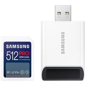Samsung SDXC PRO Ultimate 512GB (200R/130W) + USB adaptér (MB-SY512SB/WW)