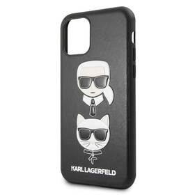 Obudowa dla telefonów komórkowych Karl Lagerfeld & Choupette na Apple iPhone 11 (KLHCN61KICKC) Czarny