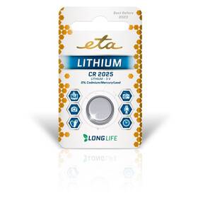 Batéria lítiová ETA PREMIUM CR2025, blister 1 ks (CR2025LITH1)