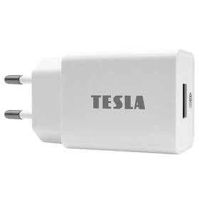 Ładowarka sieciowa Tesla Power Charger QC50, 1× USB, 12W (8595689802271) Biała