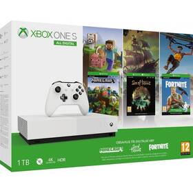 Konsola do gier Microsoft Xbox One S 1 TB All-Digital Edititon (Refresh) (NJP-00059)