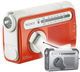 Radio Sony ICF-B01 Srebrny