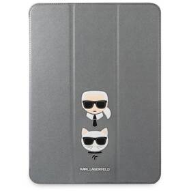 Karl Lagerfeld and Choupette Head Saffiano na Apple iPad Pro 11" (KLFC11OKCG) strieborné
