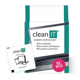 Čistiace obrúsky Clean IT vlhčené, 52 ks (CL-150)