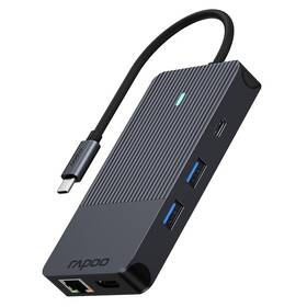 Rapoo 10-in-1 USB-C Multiport (UCM-2005) čierna