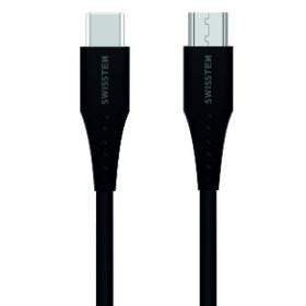 Swissten USB-C/Micro USB, 1m (71506511) čierny