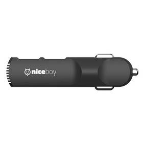 Niceboy 2x USB (Usb-adapter) čierny