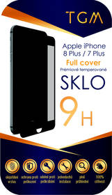 Szkło ochronne TGM Full Cover na Apple iPhone 7+/8+ (TGMAPIP7P8PBL) Czarne