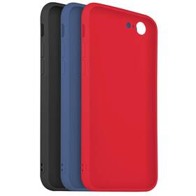 FIXED Story na Apple iPhone 7/8/SE (2020/2022) (FIXST-100-3SET2) čierny/červený/modrý