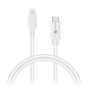 Kabel Connect IT USB-C/Lightning, 1m (CCA-4060-WH) bílý
