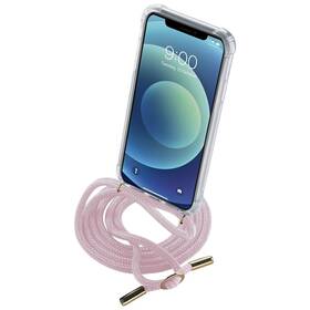 CellularLine Neck-Case s růžovou šňůrkou na krk na Apple iPhone 11 (NECKCASEIPHXR2P) průhledný (vráceno - použito 8801242054)